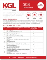 Kgl 508 Compliance