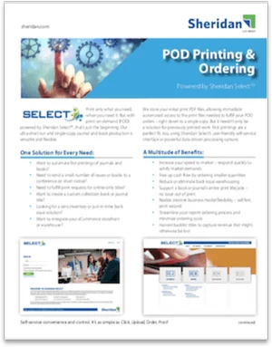 Sheridan Print On Demand