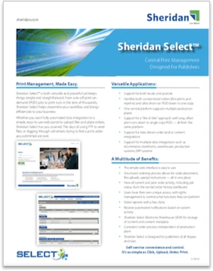 Sheridan Select Print Management